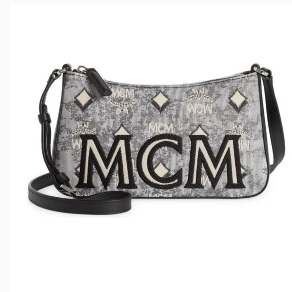 MCM Mini Vintage Jacquard Shoulder  Bag